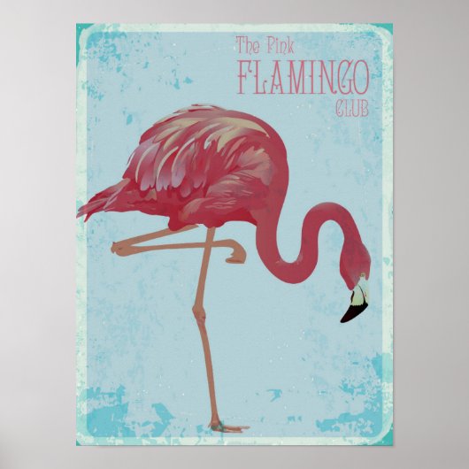 Het  gebarentaal van de Roze Flamingo Club Poster (Voorkant)