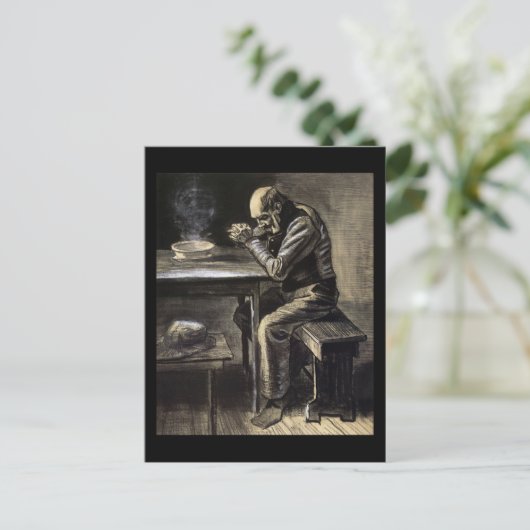 Het gebed briefkaart (Staand voorkant)