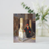 Het gebed in het Tomb-briefkaart Briefkaart (Staand voorkant)