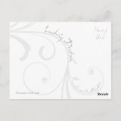 Het gebed in het Tomb-briefkaart Briefkaart (Achterkant)
