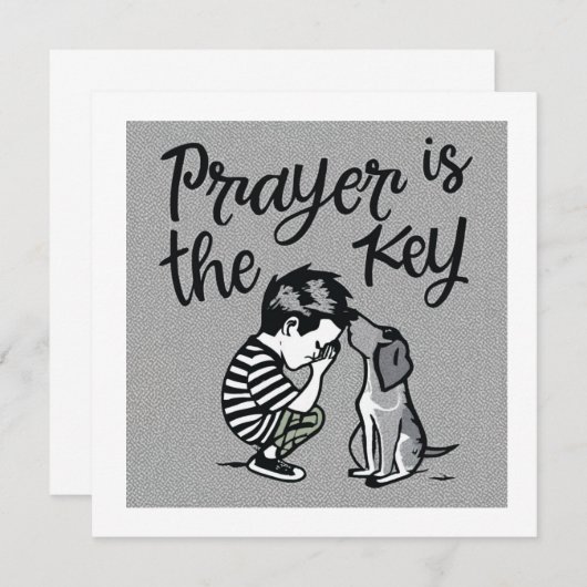 Het gebed is de sleutel (Voorkant / Achterkant)