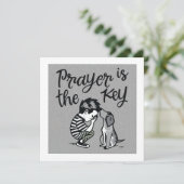 Het gebed is de sleutel (Staand voorkant)