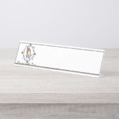 Het gebed is de sleutel bureau naambordje (Voorkant)