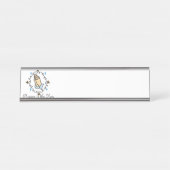 Het gebed is de sleutel bureau naambordje (Voorkant)