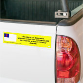Het gebed om de illuminati te laten stoppen bumpersticker (Op Truck)