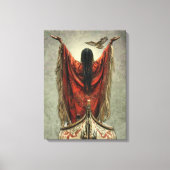 Het gebed - omwikkeld canvas afdruk (Voorkant)