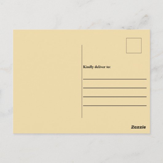 Het gebed stijgt Christelijk Briefkaart (Achterkant)