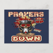 Het gebed stijgt Christelijk Briefkaart (Voorkant)