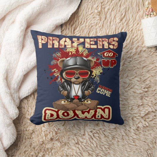 Het gebed stijgt Christelijk Kussen (Deken)