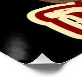 Het gebed stijgt Christelijk Perfect Poster (Hoek)