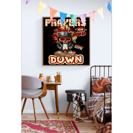 Het gebed stijgt Christelijk Perfect Poster