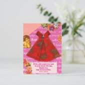 Het gebed van dank briefkaart (Staand voorkant)