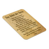 Het Gebed van de Heer (Duits) Magneet (Rechterzijde)