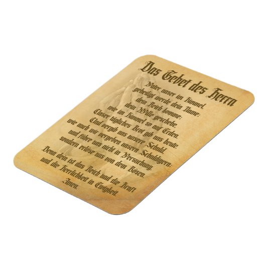 Het Gebed van de Heer (Duits) Magneet (Linkerzijde)
