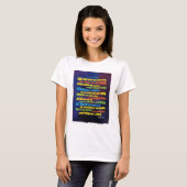 Het gebed van de Heer - een vader T-shirt (Voorkant volledig)