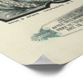 Het gebed van de Heer en de Tien geboden [1882] Poster (Hoek)