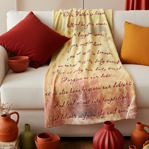 Het gebed van de Heer Fleece Deken