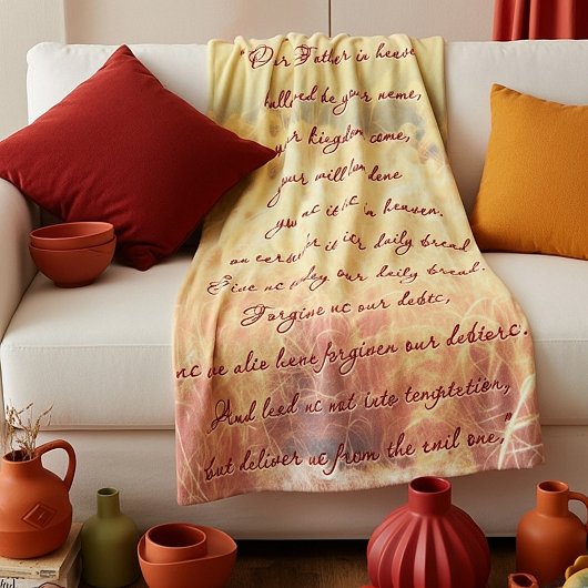 Het gebed van de Heer Fleece Deken