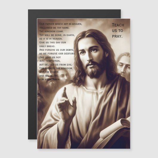Het Gebed van de Heer Jezus leert ons Magneet (Voorkant / Achterkant)