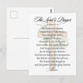 Het gebed van de Heer - Matteüs 6:9-13 Kruisbloem Briefkaart (Voorkant / Achterkant)