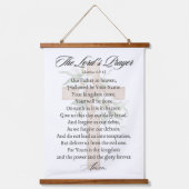 Het gebed van de Heer - Matteüs 6:9-13 Kruisbloem Hangend Wandkleed (Voorkant)