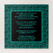 Het gebed van de Heer Onze vader Abstracte grens Legpuzzel (Verticaal)