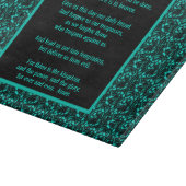 Het gebed van de Heer Onze vader Abstracte grens Snijplank (Hoek)