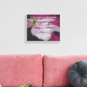 Het gebed van de Heer Onze Vader Clematis Canvas Afdruk (Insitu (Woonkamer))