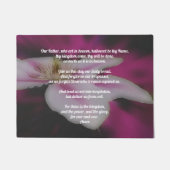 Het gebed van de Heer Onze Vader Clematis Deurmat (Voorkant)