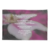 Het gebed van de Heer Onze Vader Clematis Kussensloop (Achterkant)