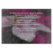 Het gebed van de Heer Onze Vader Clematis Snijplank (Voorkant)