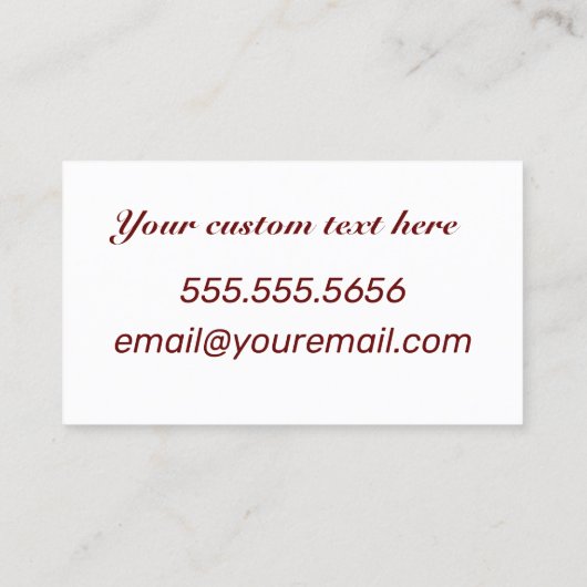 Het gebed van de Heer Onze Vader visitekaartje Contactkaartje (Achterkant)