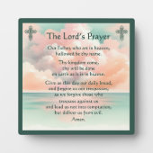 Het gebed van de Heer op een plaquette Fotoplaat (Voorkant)