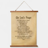 Het Gebed van de Heer (Traditioneel) Hangend Wandkleed (Voorkant)