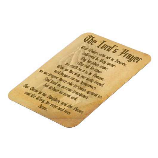 Het Gebed van de Heer (Traditioneel) Magneet (Linkerzijde)