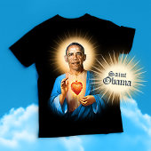 Het gebed van de heilige Barack Obama T-shirt