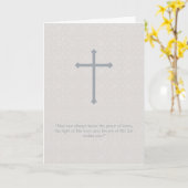 Het Gebed van de Heilige Communie Kaart (Gele Bloem)