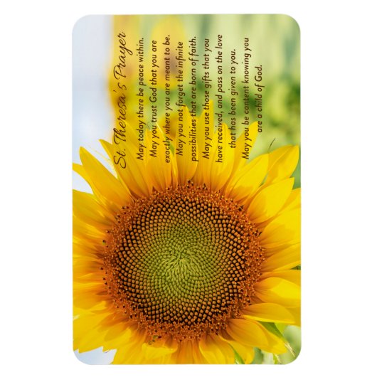 Het gebed van de heilige Theresa Magneet (Verticaal)