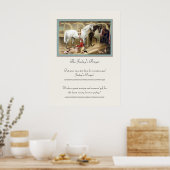 Het gebed van de Jockey ~ Zet je gebed hier! Poster (Keuken)