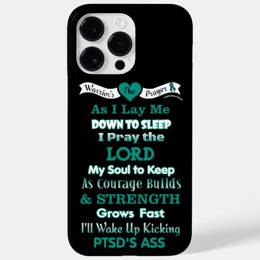 Het gebed van de krijger...PTSS Case-Mate iPhone Case (Achterkant)