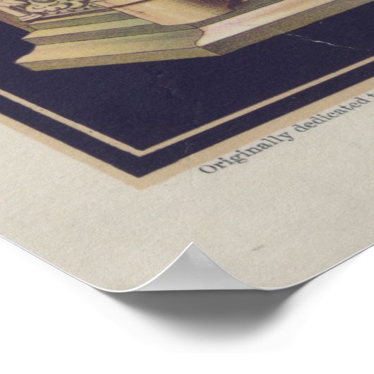 Het gebed van de Masons Lord [1892] Poster (Hoek)