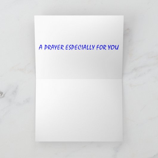 Het gebed van de pijp voor u kaart (Binnen)