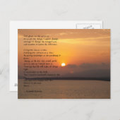 Het Gebed van de sereniteit Briefkaart (Voorkant / Achterkant)