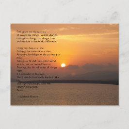 Het Gebed van de sereniteit Briefkaart