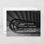 Het Gebed van de sereniteit Briefkaart (Voorkant / Achterkant)