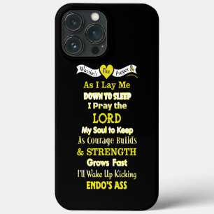 Het gebed van de vrouw...Endometriose Case-Mate iPhone Case
