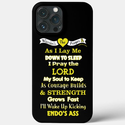 Het gebed van de vrouw...Endometriose Case-Mate iPhone Case (Achterkant)