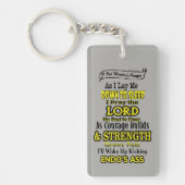 Het gebed van de vrouw...Endometriose Sleutelhanger (Voorkant)