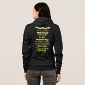 Het gebed van de vrouw...Endometriosis Hoodie (Achterkant volledig)
