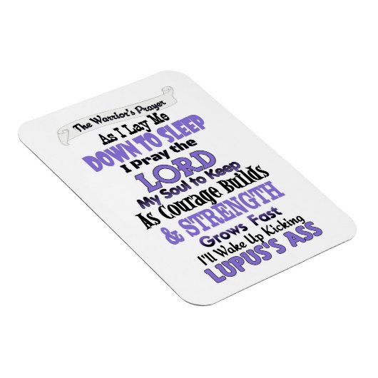 Het gebed van de Warrior... Lupus Magneet (Rechterzijde)